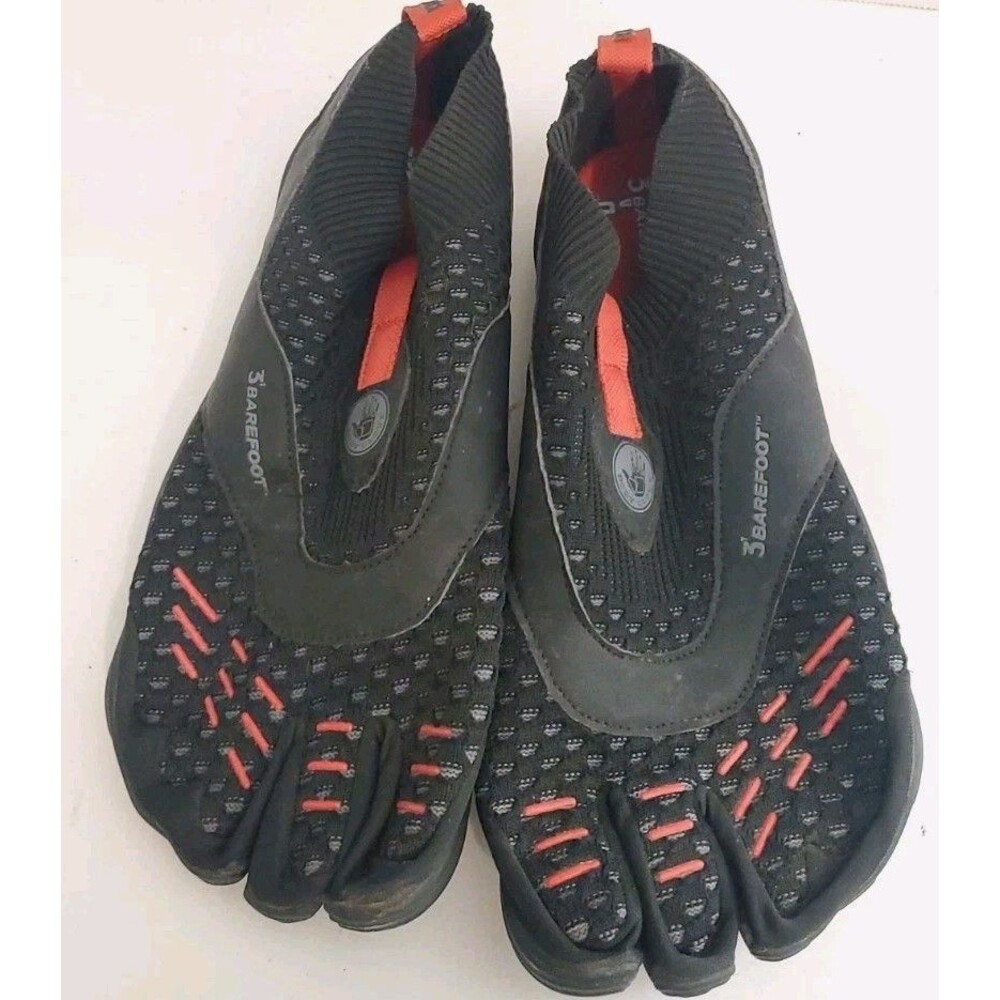 Body Glove 3 Barefoot Water Shoes Mens Size 9 Black Red Water Aqua Sports